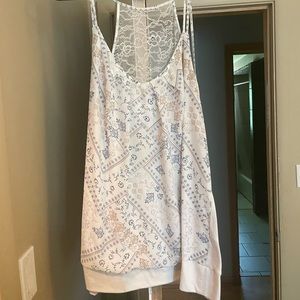 White tank blouse